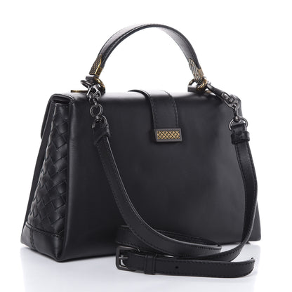 Bottega Veneta Nappa Small Piazza Bag Black 3 of 13