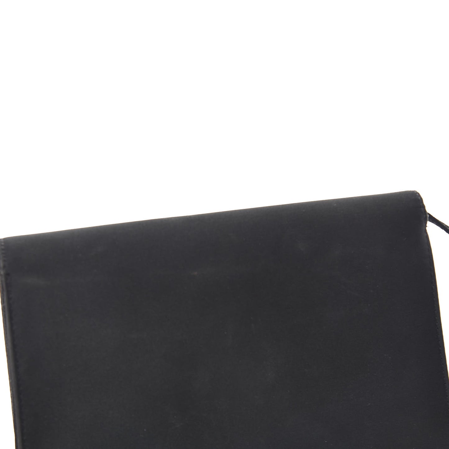 Calfskin Satin Emblem Crossbody Black