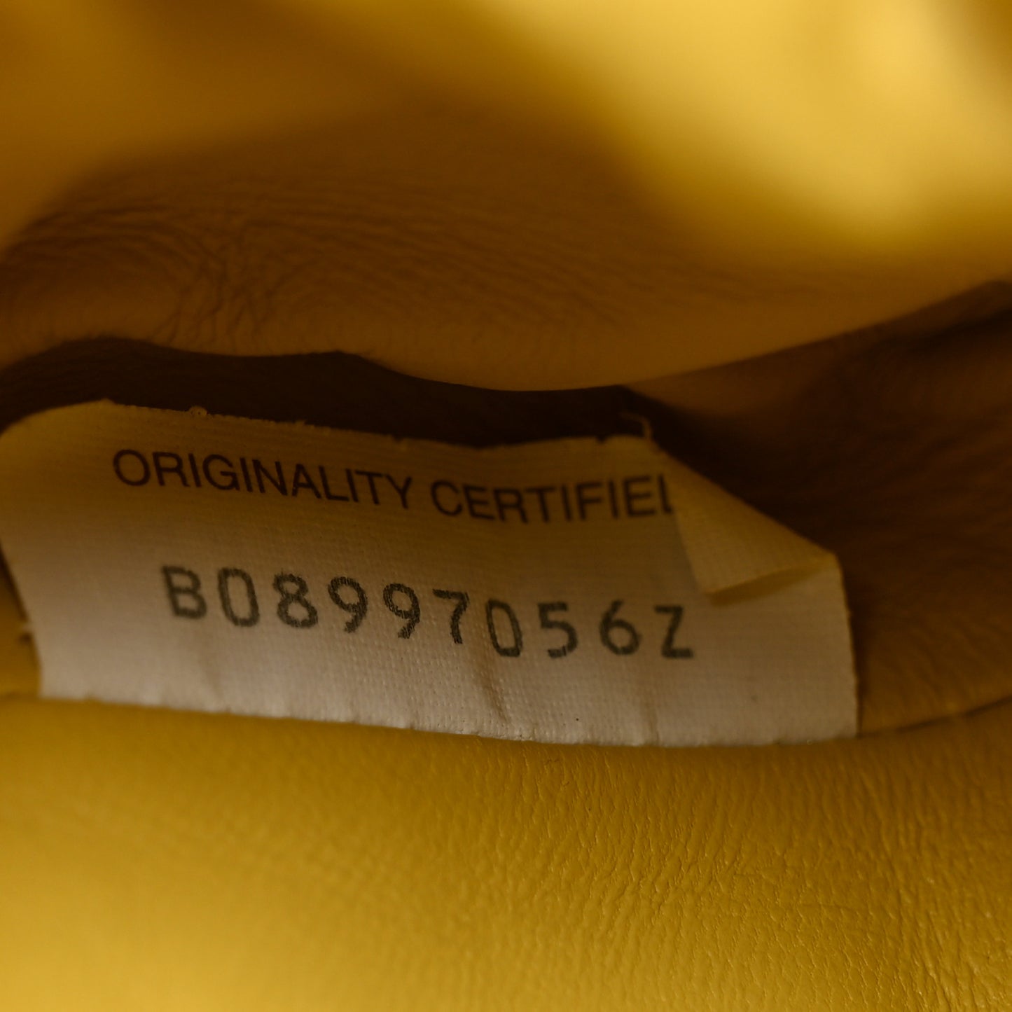 Nappa Intrecciato The Mini Pouch Buttercup