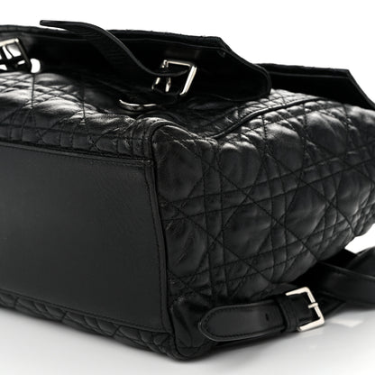 Christian Dior Lambskin Cannage Large Stardust Backpack Black 10 of 12