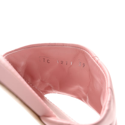 Louis Vuitton Lambskin Embossed Monogram Revival Flat Mules 39 Light Pink 8 of 10