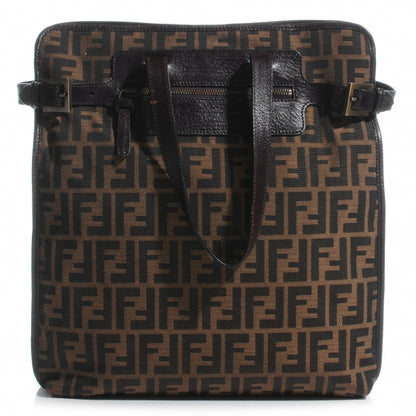 Fendi Zucca Shopper Tote Tobacco 10 of 18