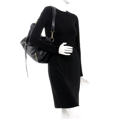 Balenciaga Agneau Classic Gold Hardware City Black 2 of 7