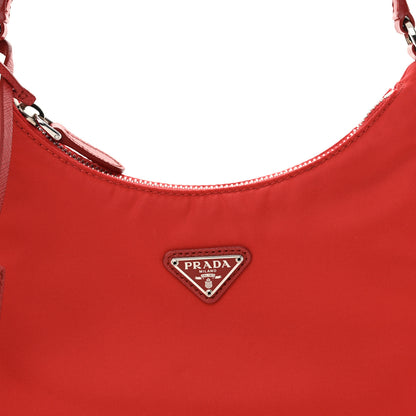 Prada Re-Nylon Saffiano Mini Re-Edition 2005 Bag Rosso 8 of 13