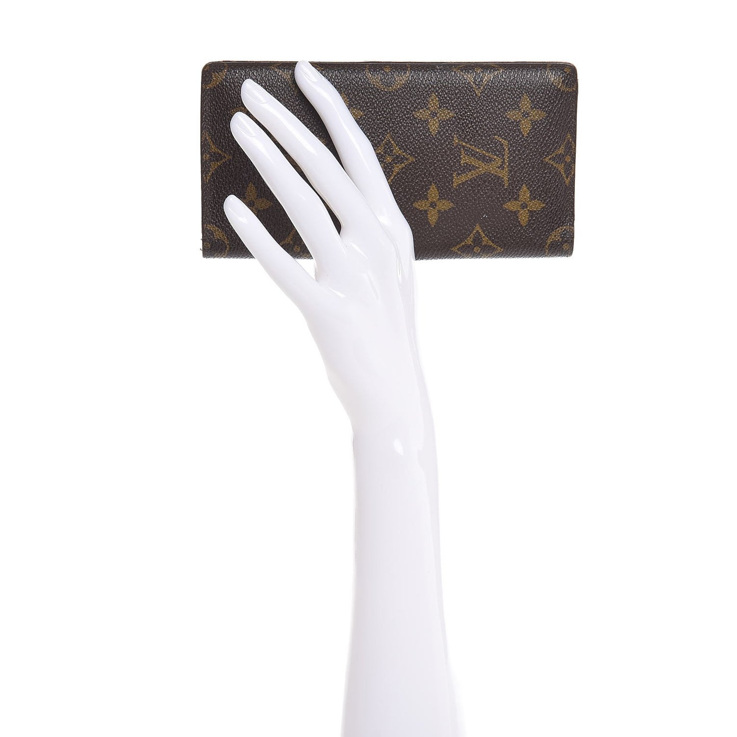 Monogram Checkbook Holder Wallet