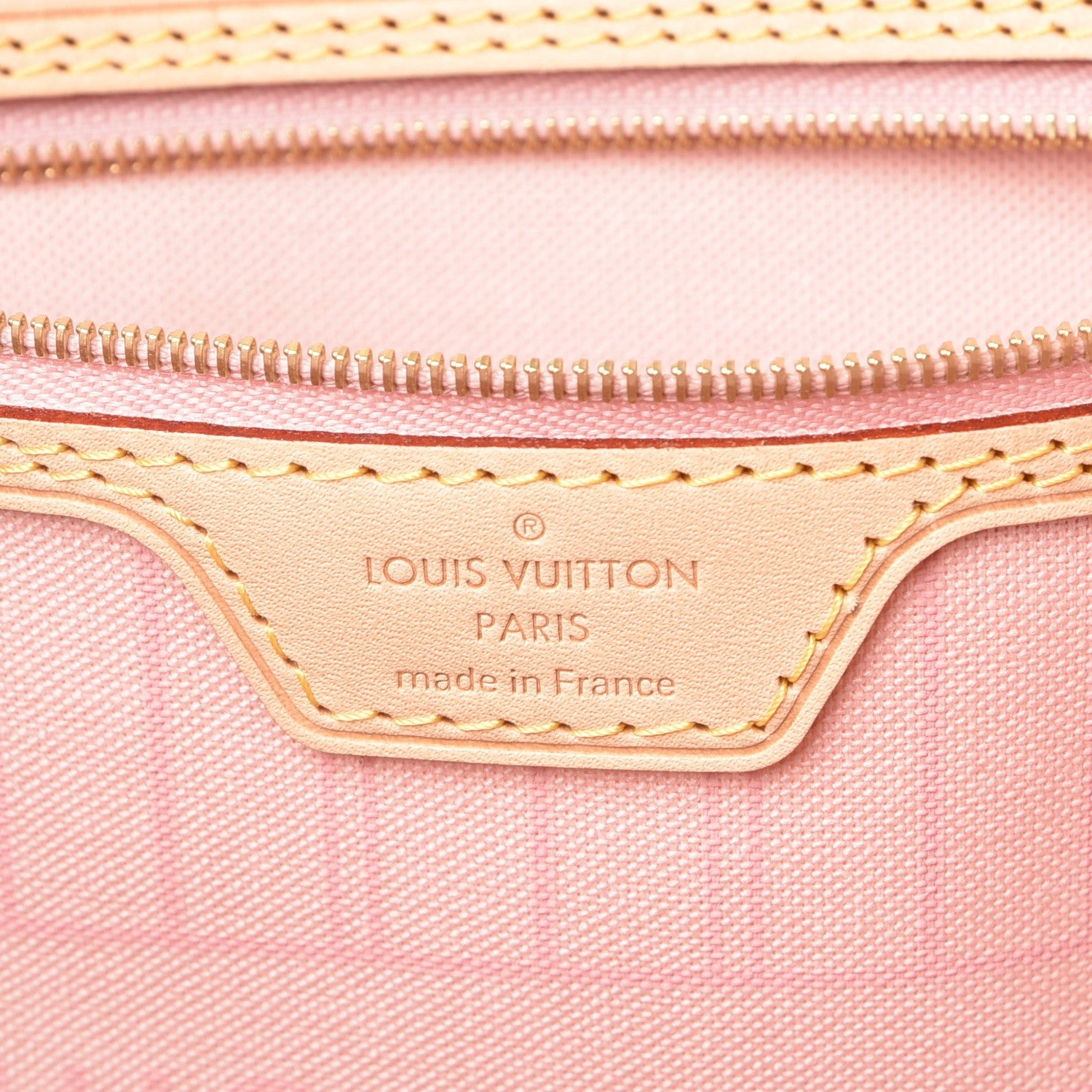 Louis Vuitton Damier Azur Neo Neverfull MM Rose Ballerine 7 of 8