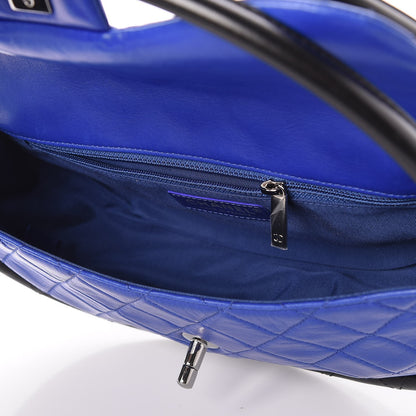 Chanel Quilted Lambskin Small Hula Hoop Flap Dark Blue 5 of 8