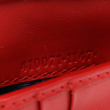 Gucci GG Supreme Monogram Blooms French Flap Wallet Beige Blue Navy Hibiscus Red 7 of 9