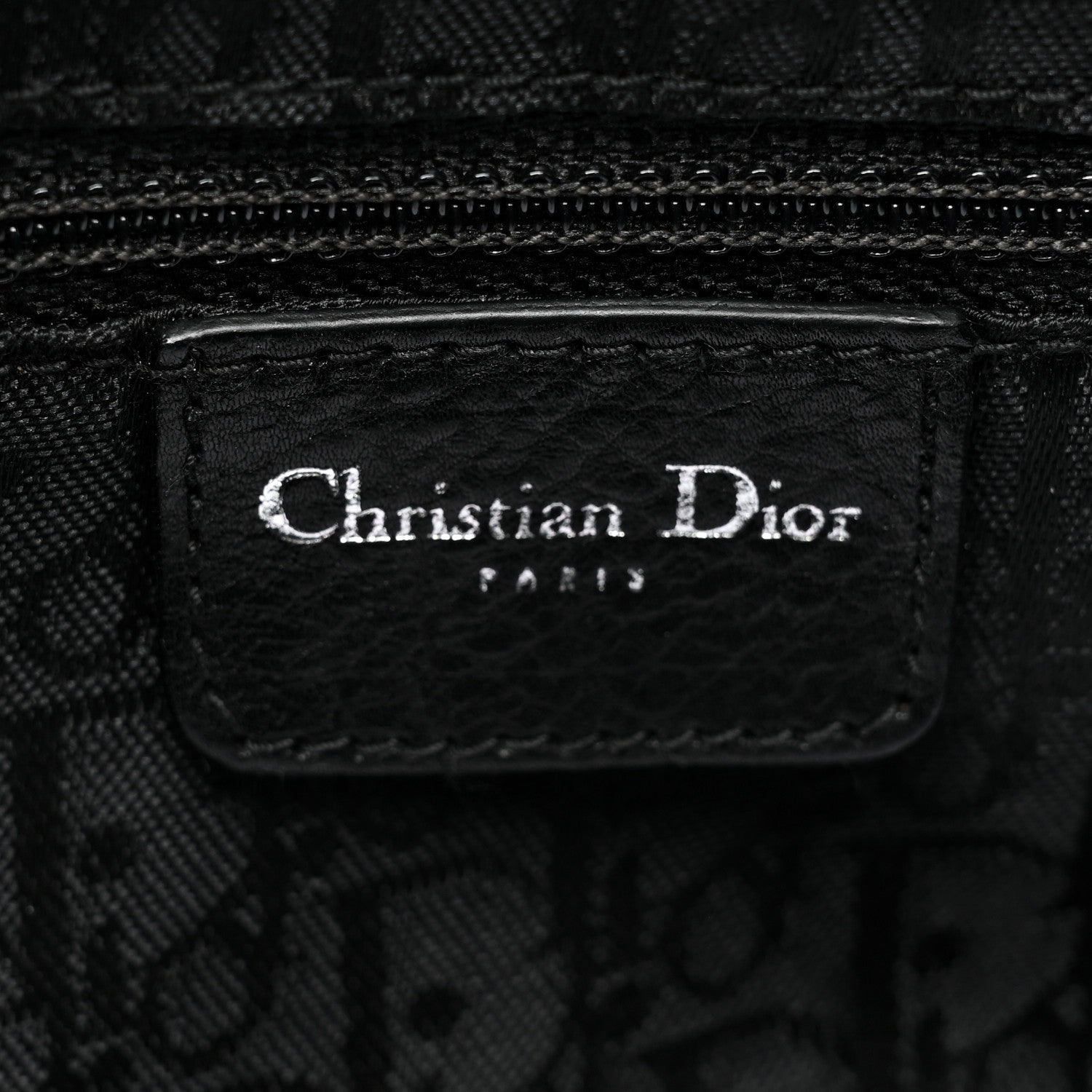 Christian Dior Calfskin Cannage Stitched Small Lady East West Lady Dior Black 6 of 11