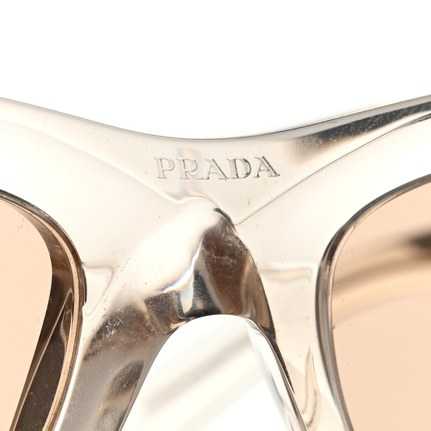 Cat Eye Sunglasses SPR 13Z Transparent Beige
