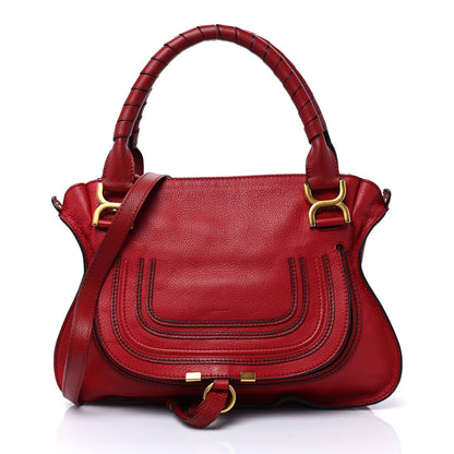 Chloe Calfskin Medium Marcie Satchel Red 1 of 7