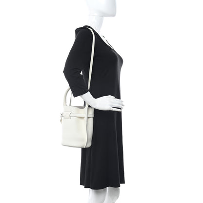 Celine Supple Grained Calfskin Nano Big Bag Bucket White 2 of 10