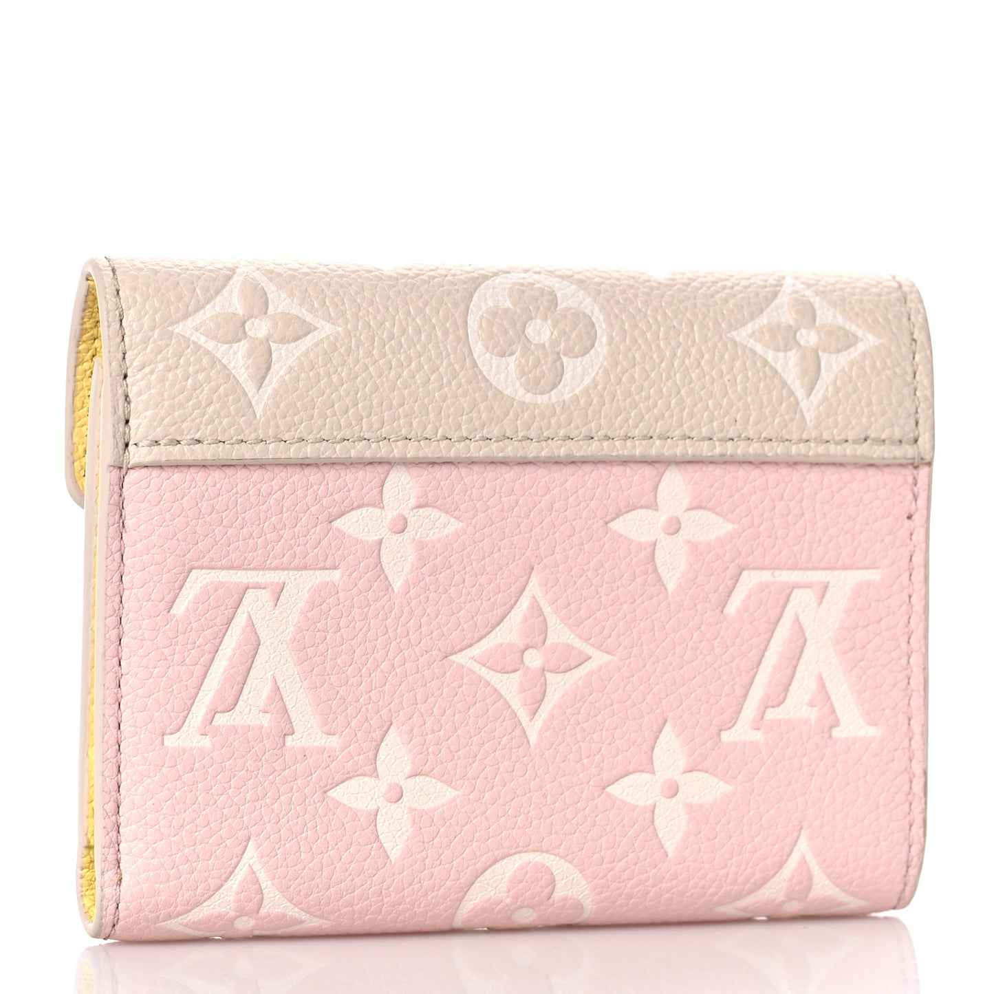 Empreinte Monogram Spring In The City Victorine Wallet Pink Beige Yellow