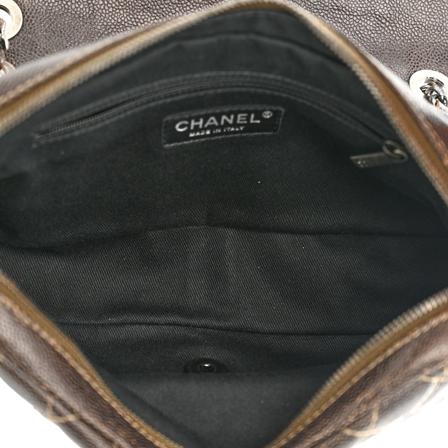 Chanel Iridescent Caviar Quilted Small Chic Flap Brown 5 of 12