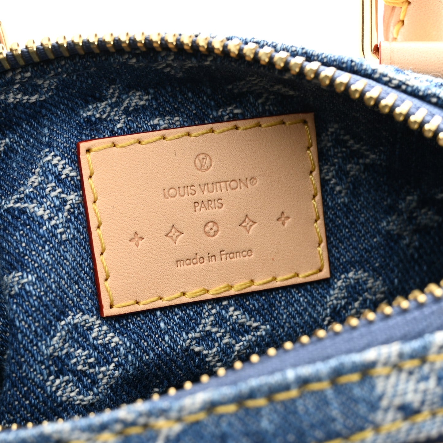 Monogram Denim Nano Speedy Blue