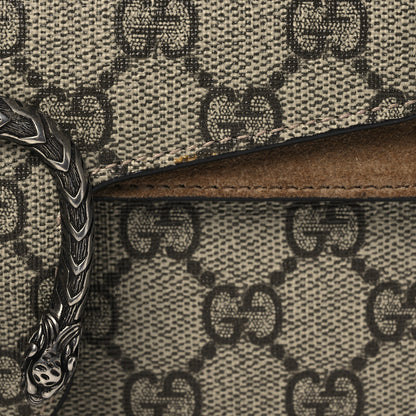 Gucci GG Supreme Monogram Super Mini Dionysus Shoulder Bag Taupe 7 of 12