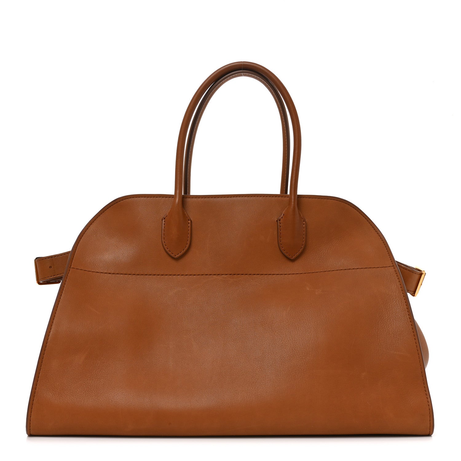 The Row Polished Saddle Calfskin Soft Margaux 15 Cuir 1 of 10