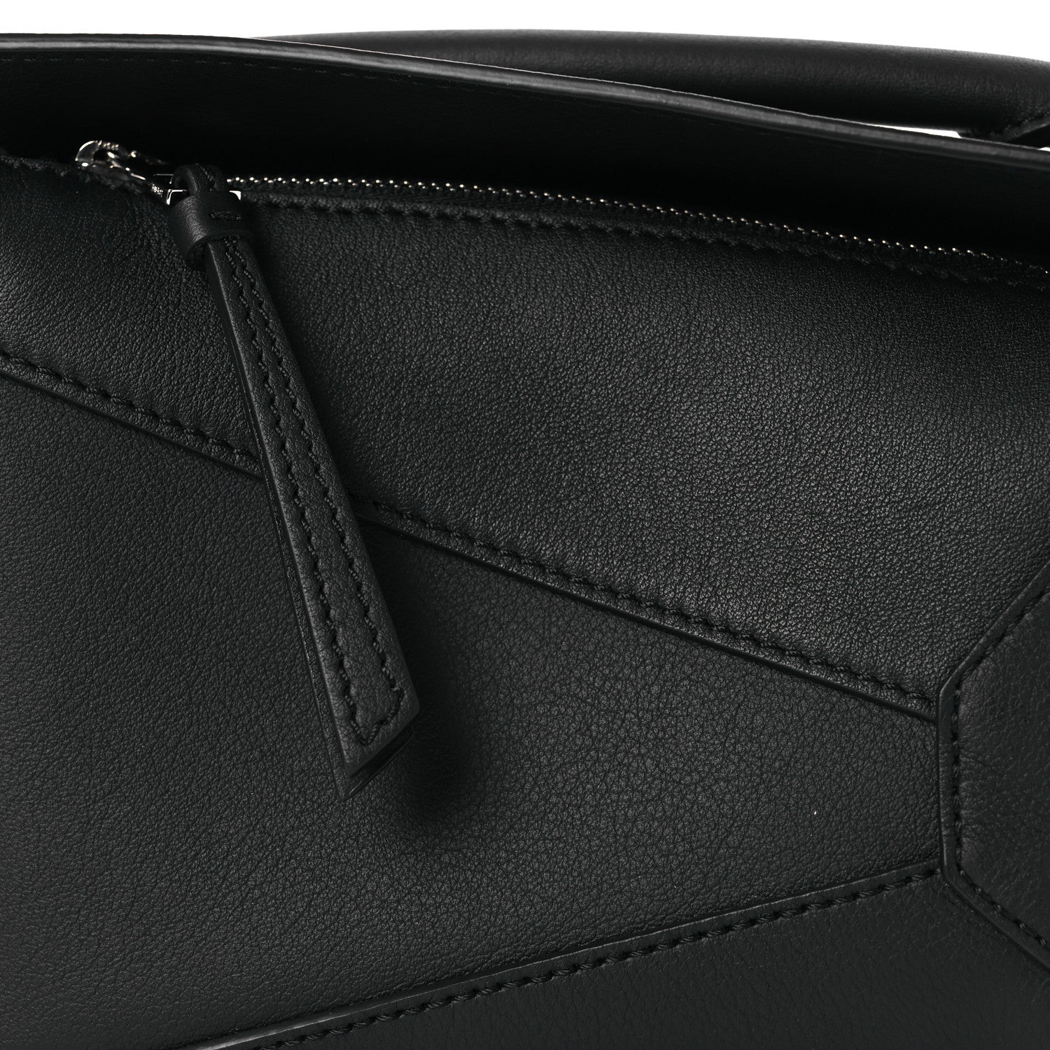 Loewe Calfskin Mini Puzzle Edge Bag Black 8 of 12