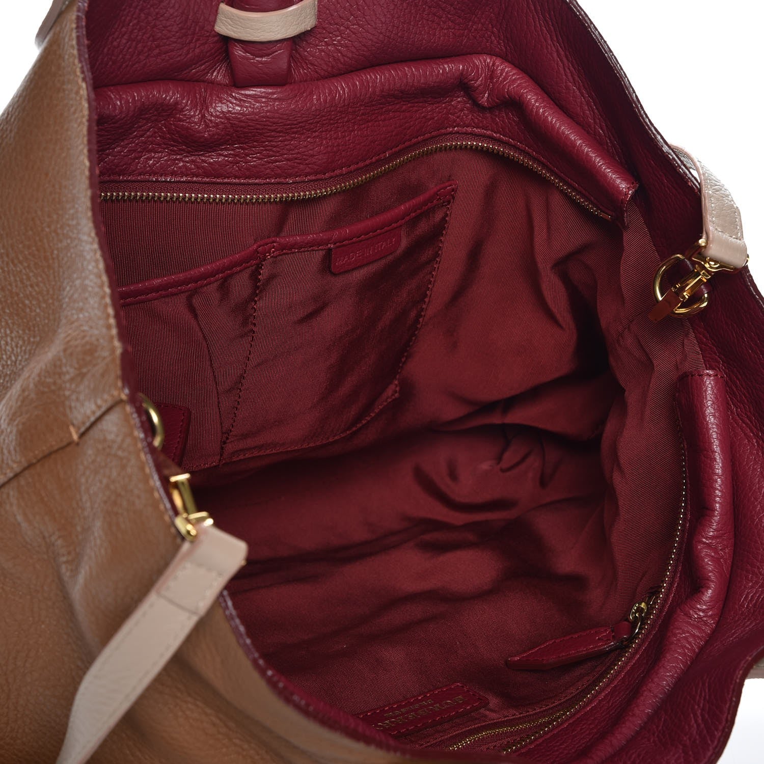 Burberry Prorsum Pebbled Calfskin Medium Studley Tote Camel Nude 6 of 11