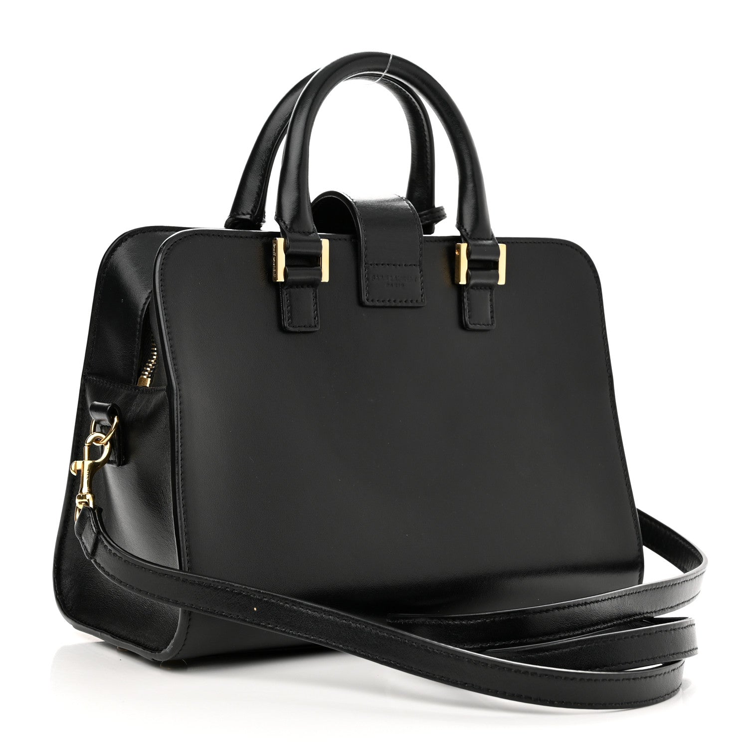 Saint Laurent Calfskin Monogram Baby Cabas Black 3 of 12