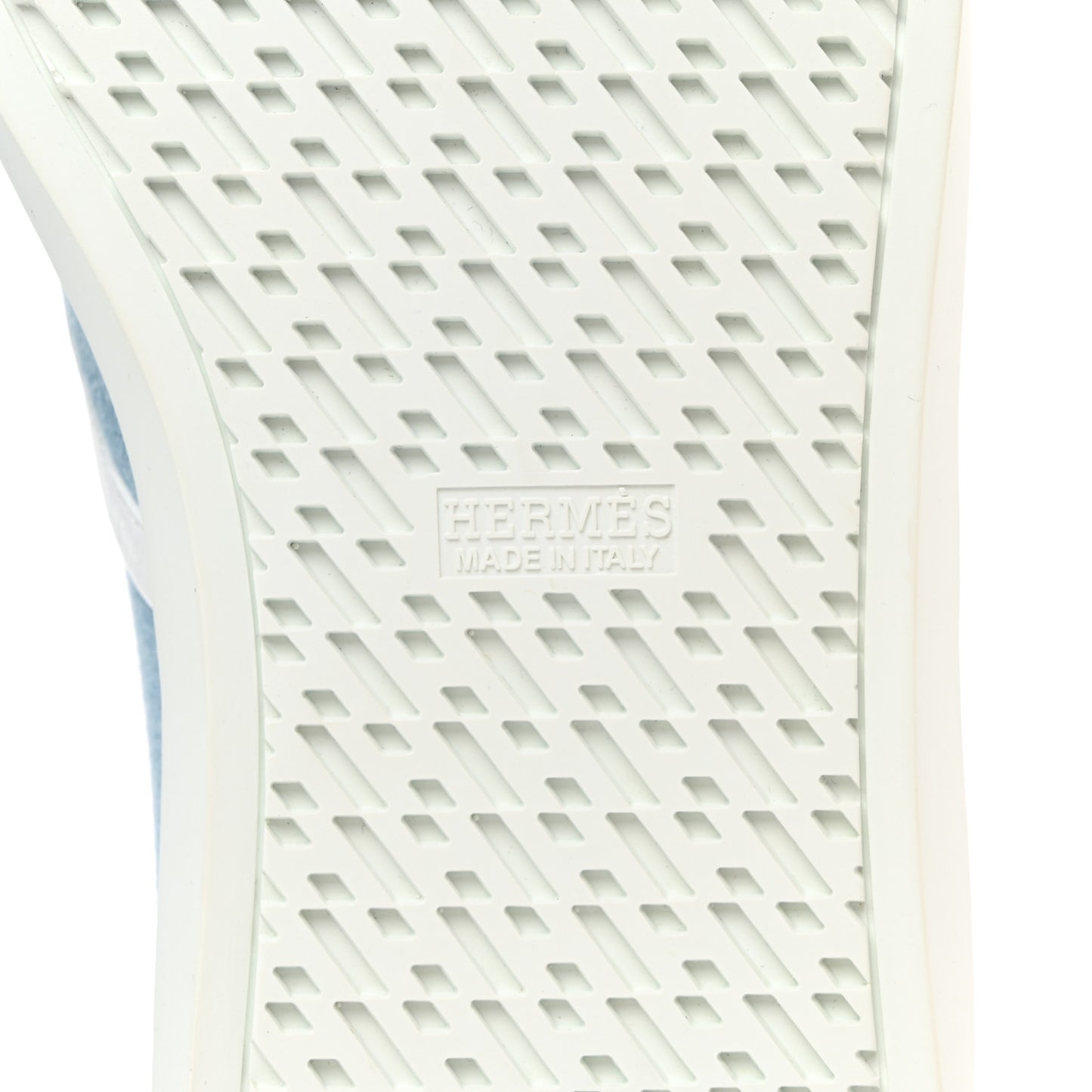 Denim Nappa Embroidered Innocent Sneakers 42 Bleu Clair White