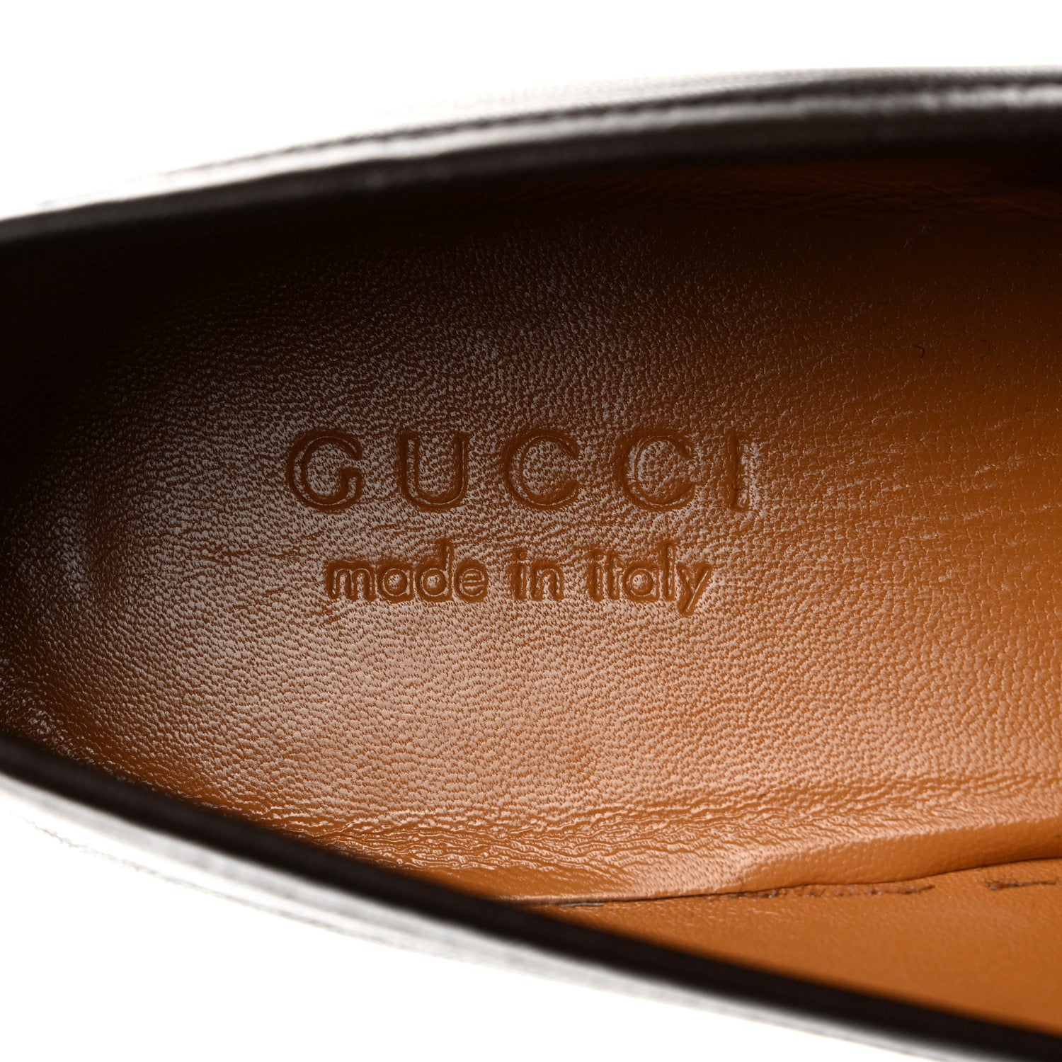 Gucci Goatskin Web Mens GG Loafers 8 Cocoa 6 of 9