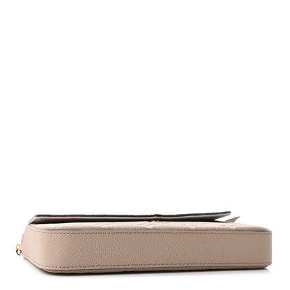 Louis Vuitton Empreinte Pochette Felicie Chain Wallet Tourterelle 5 of 10