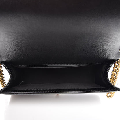 Chanel Caviar Quilted Medium Boy Flap Black 5 of 8