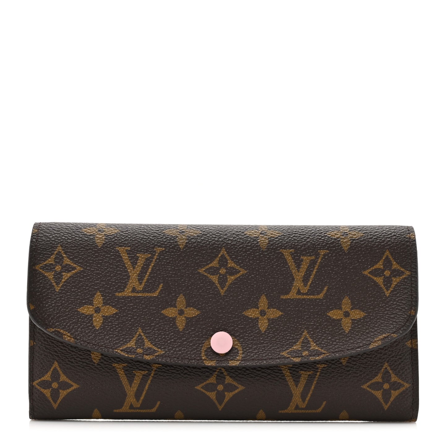 Monogram Emilie Wallet Rose Ballerine