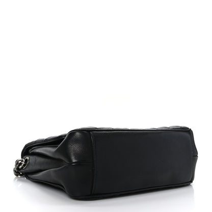 Chanel Caviar Quilted Medium Rock In Rome Single Flap Black 4 of 9