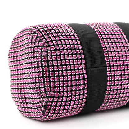 Alexander Wang Mesh Crystal Rhinestone Mini Cruiser Duffle Pink 8 of 9