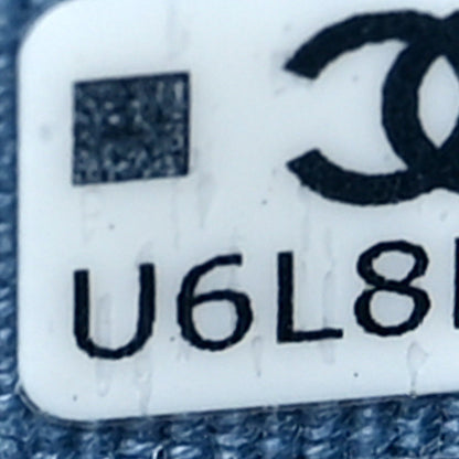 Chanel Denim Quilted Flap Mini Crossbody Blue 8 of 9