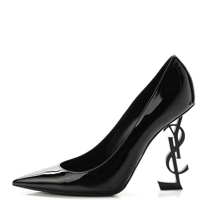 Saint Laurent Patent Opyum 110 Pumps 39.5 Black 1 of 10