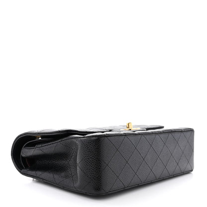Chanel Caviar Quilted Medium Double Flap Black 4 of 12
