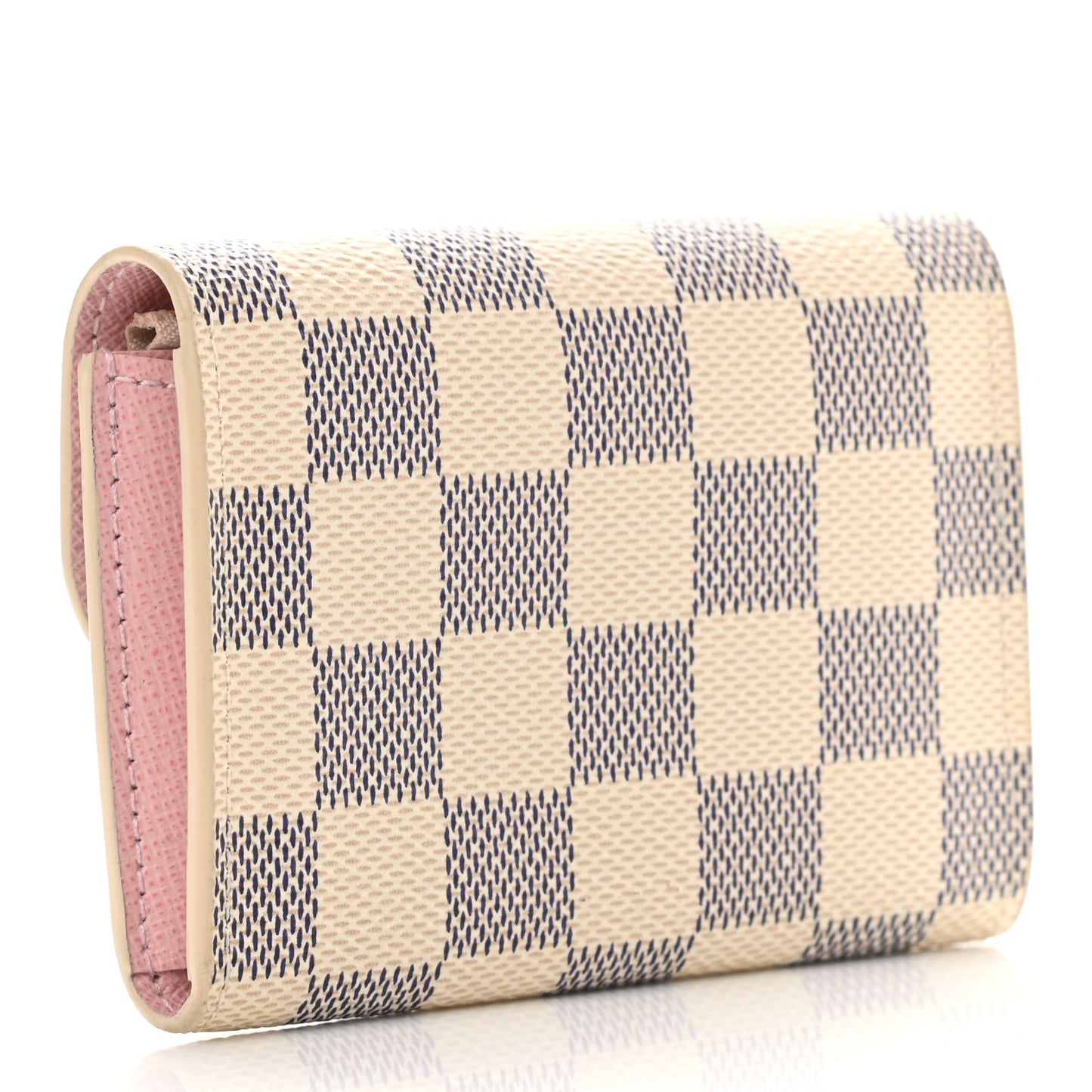 Damier Azur Rosalie Coin Purse Rose Ballerine