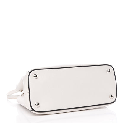 Prada Saffiano Small Galleria Double Zip Tote Talco Black 4 of 16