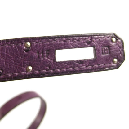 Hermes Ostrich Kelly 28 Handbag Violet 8 of 11