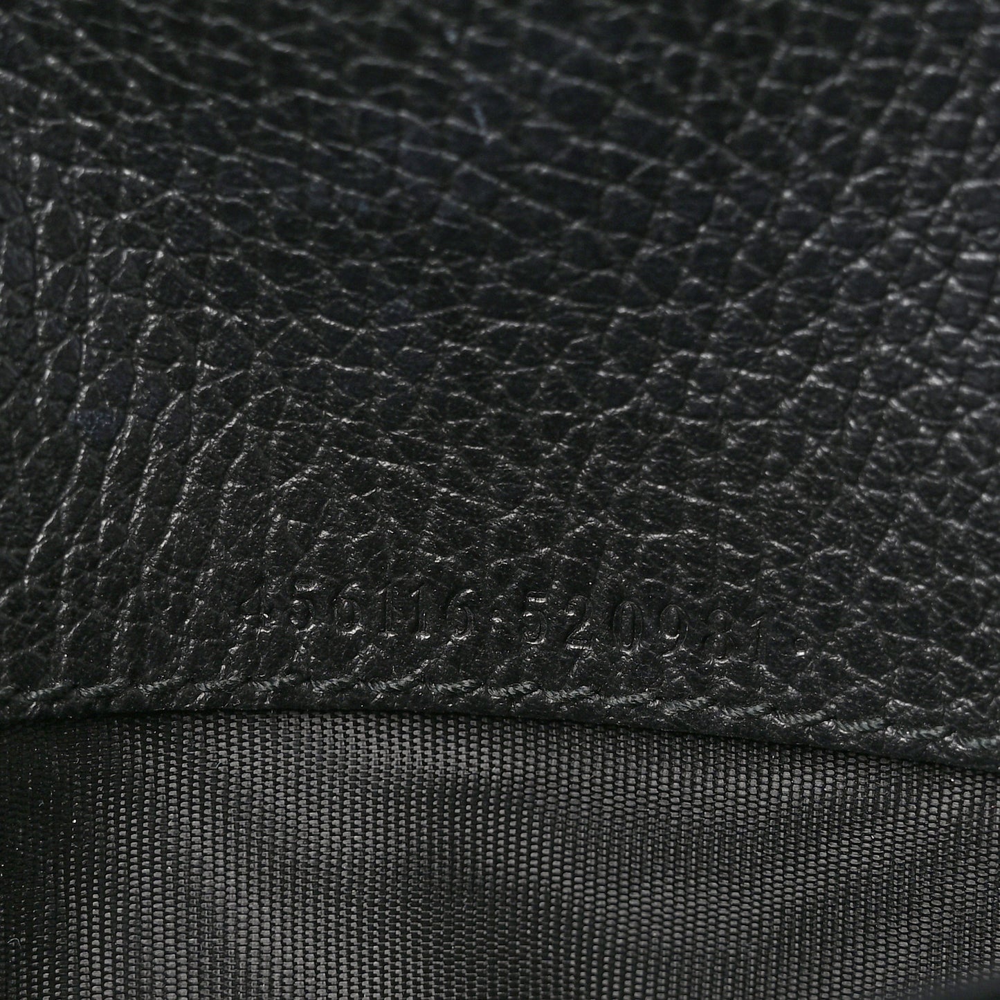 Dollar Calfskin GG Marmont Continental Wallet Black
