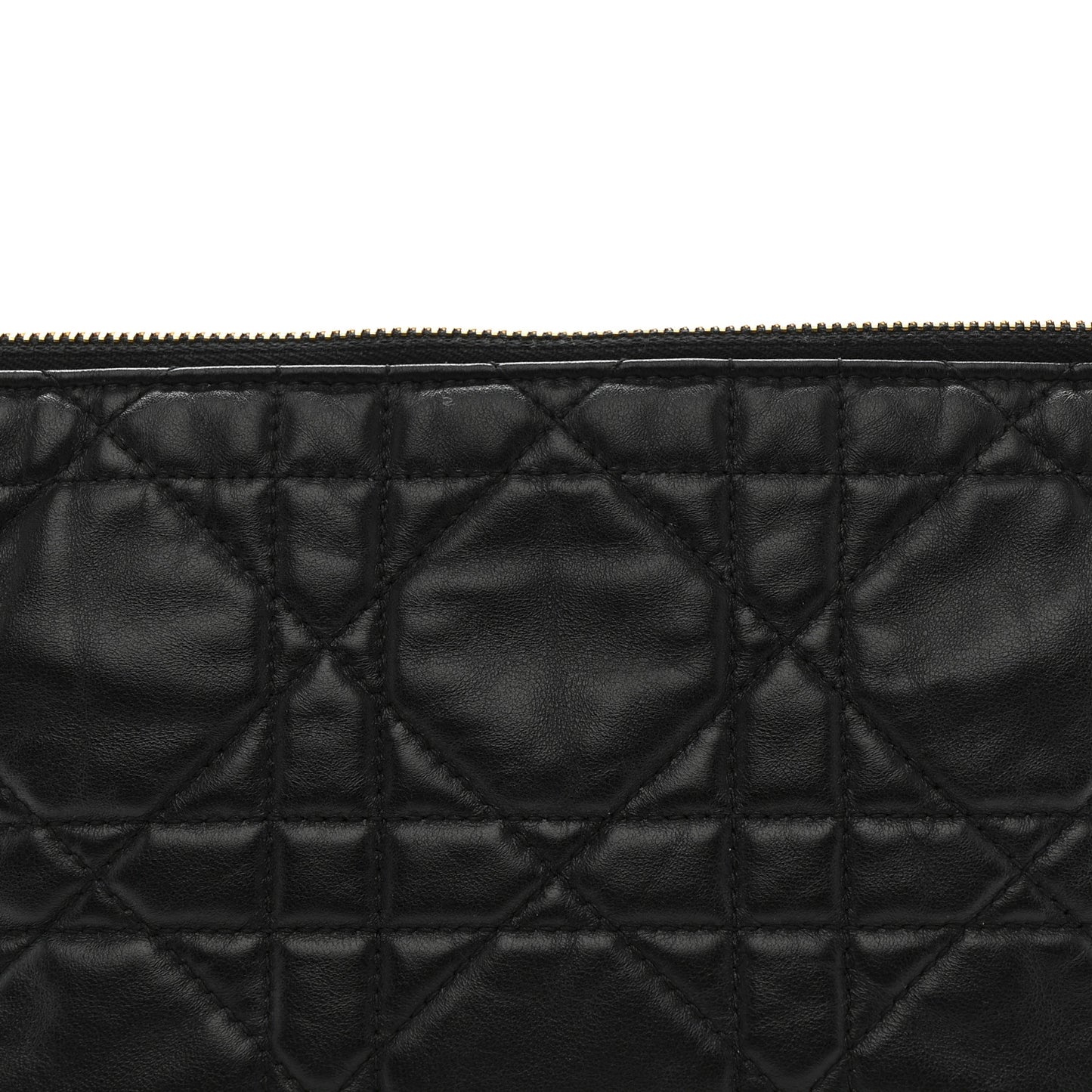 Lambskin Macrocannage DiorStar Hobo Bag Black