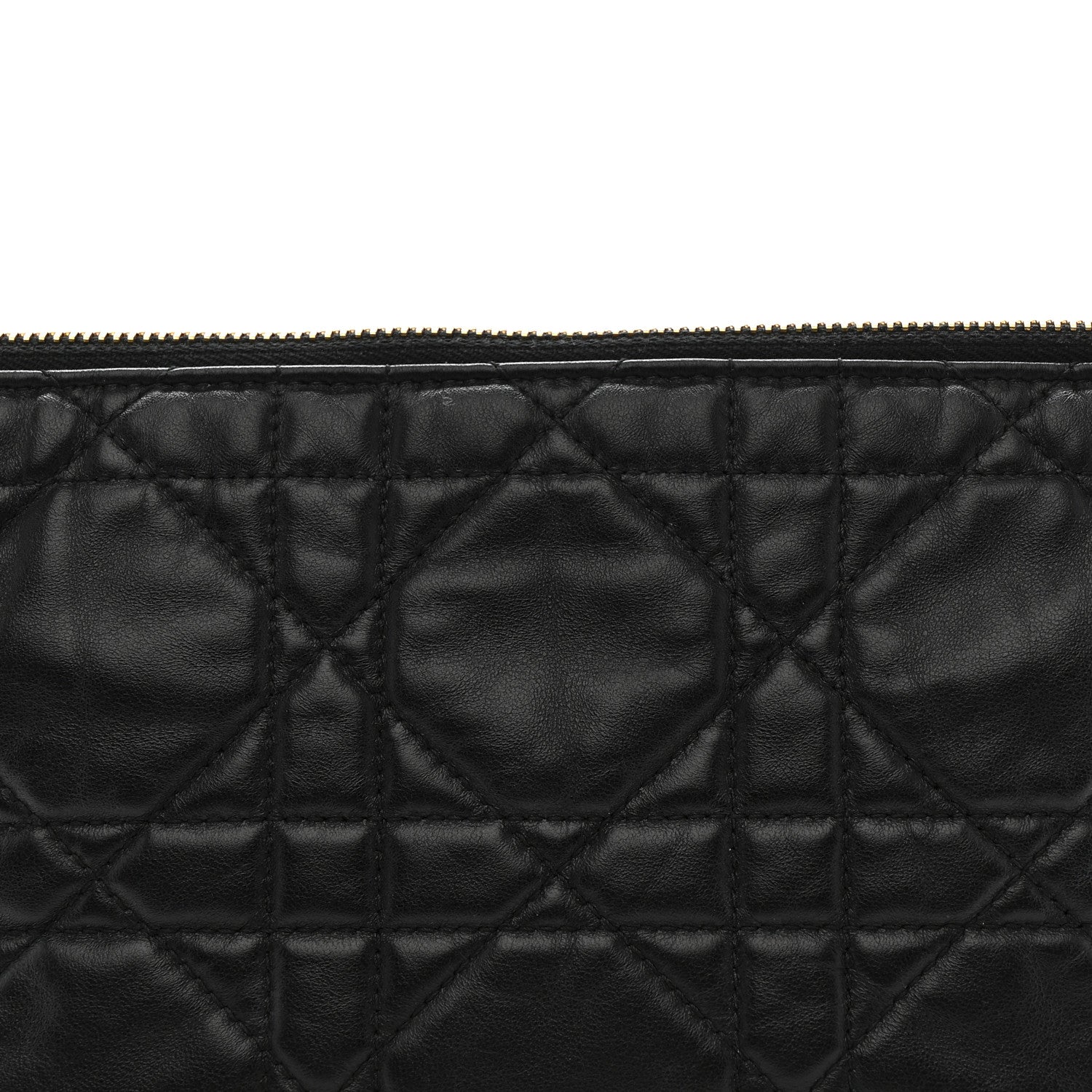Christian Dior Lambskin Macrocannage DiorStar Hobo Bag Black 8 of 11