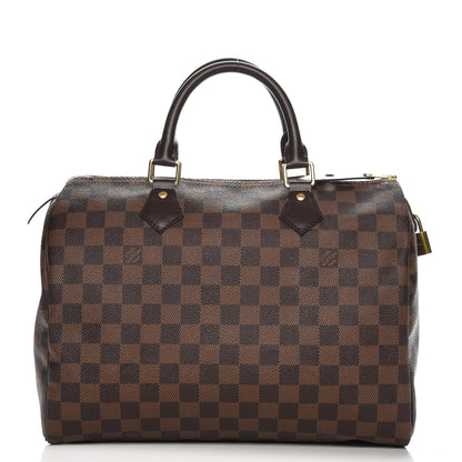 Louis Vuitton Damier Ebene Speedy 30 1 of 9