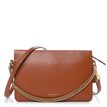 Givenchy Goatskin Suede Cross 3 Crossbody Bag Chestnut 1 of 12