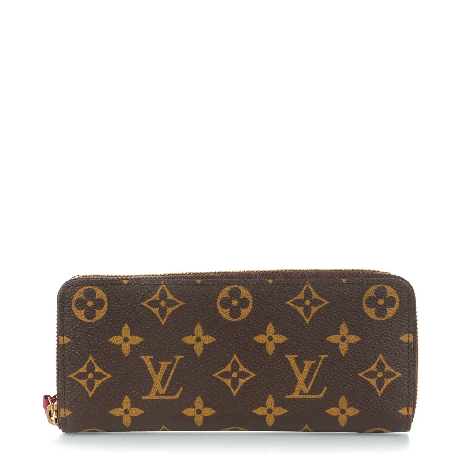 Louis Vuitton Monogram Clemence Wallet Fuchsia 1 of 7