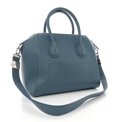 Givenchy Sugar Goatskin Small Antigona Oil Blue 3 of 14