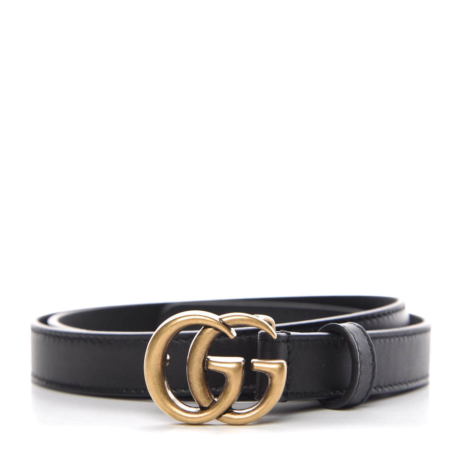 Calfskin Double G 20mm Belt 85 34 Black