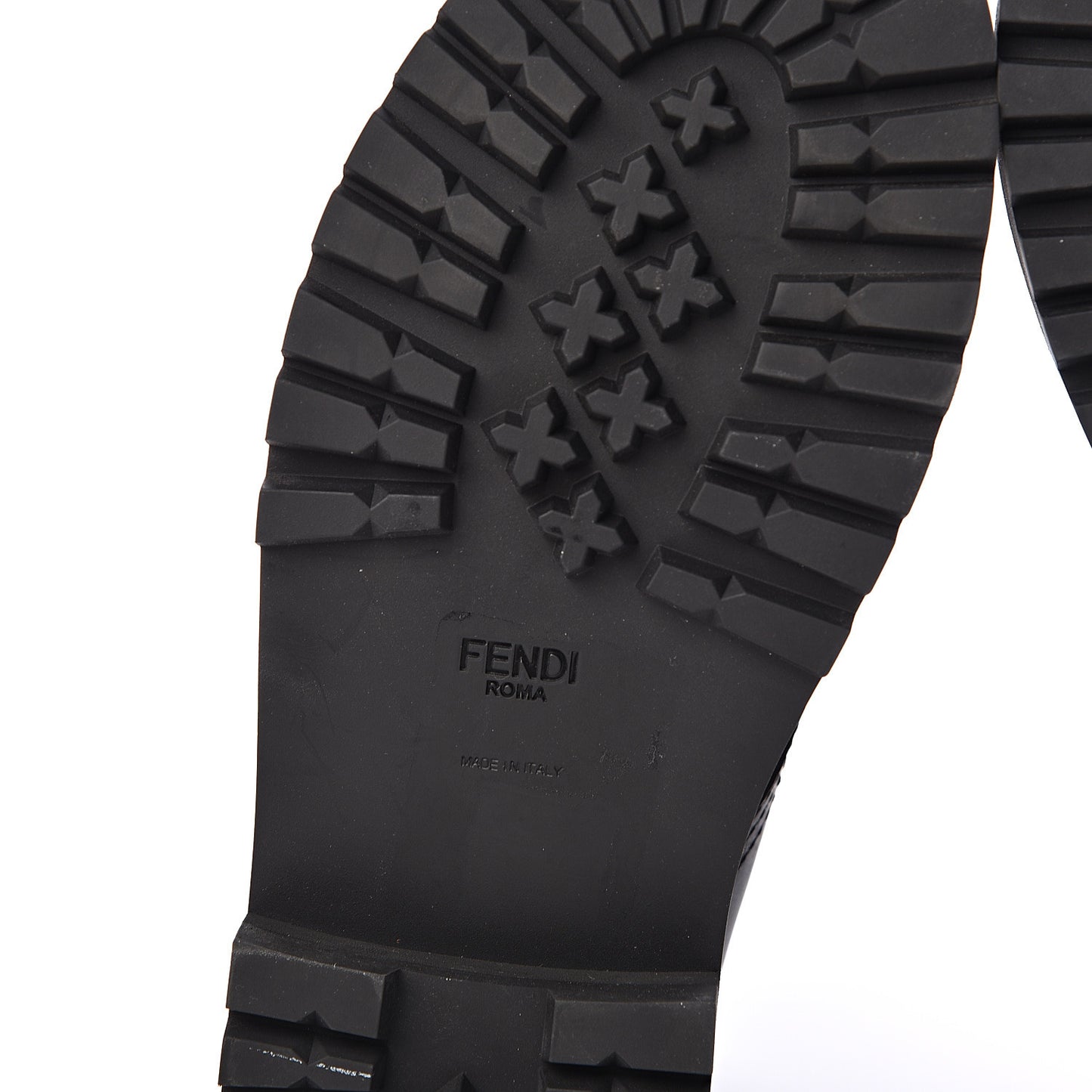 Calfskin FFreedom Platform Biker Boots 35 Black