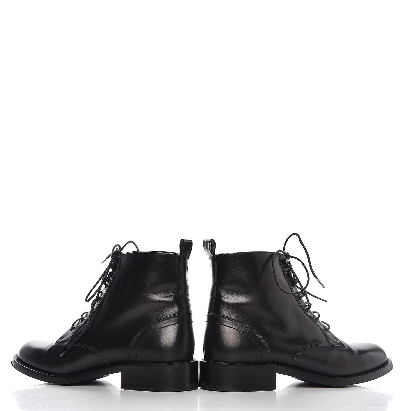 Smooth Calfskin Ankle Boots 37 Black