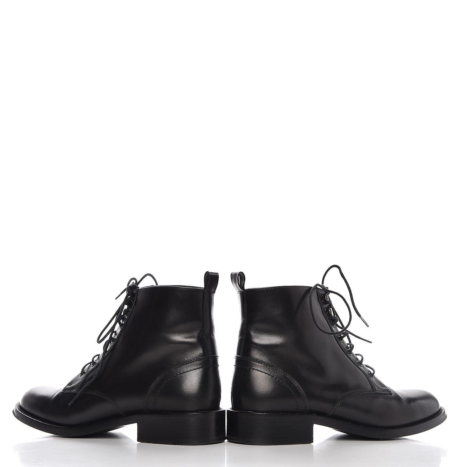 Saint Laurent Smooth Calfskin Ankle Boots 37 Black 5 of 10