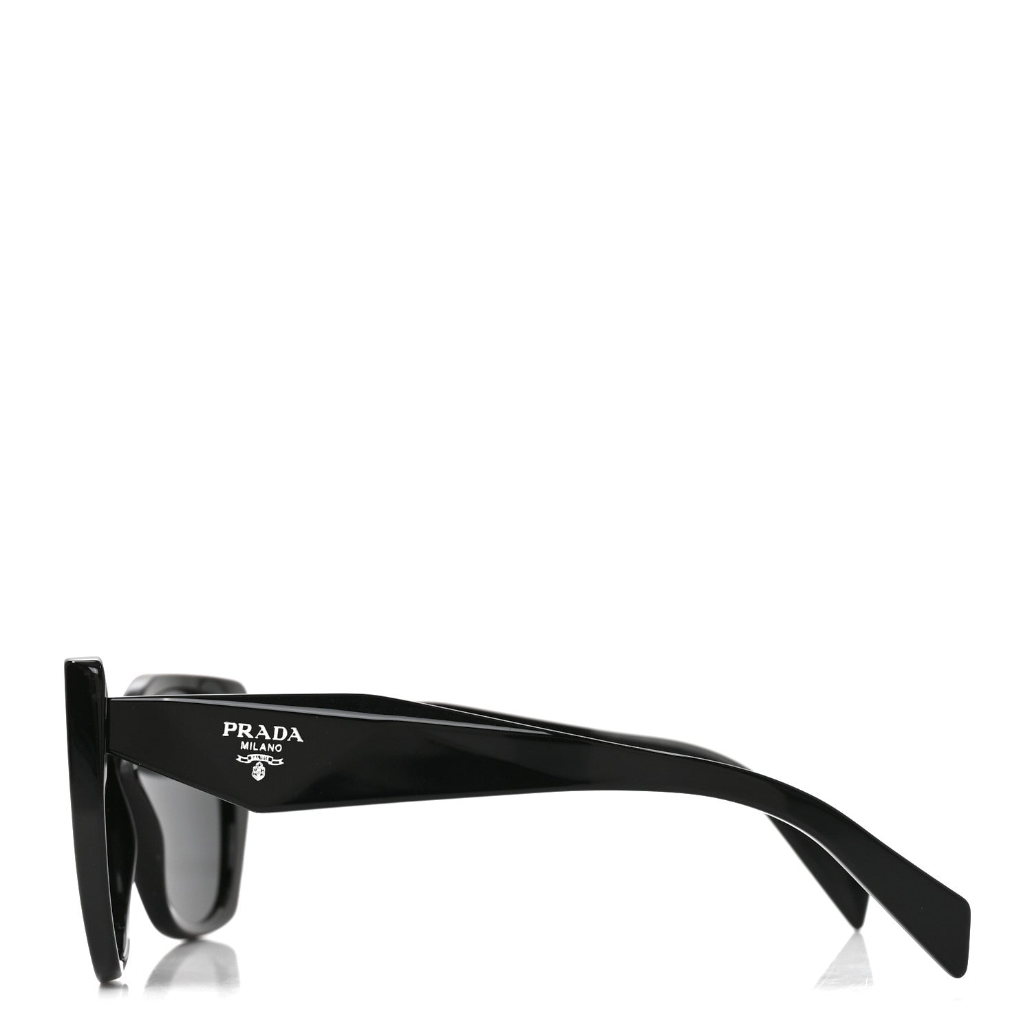 Prada Acetate Symbole Sunglasses SPR 19Z Black 3 of 7