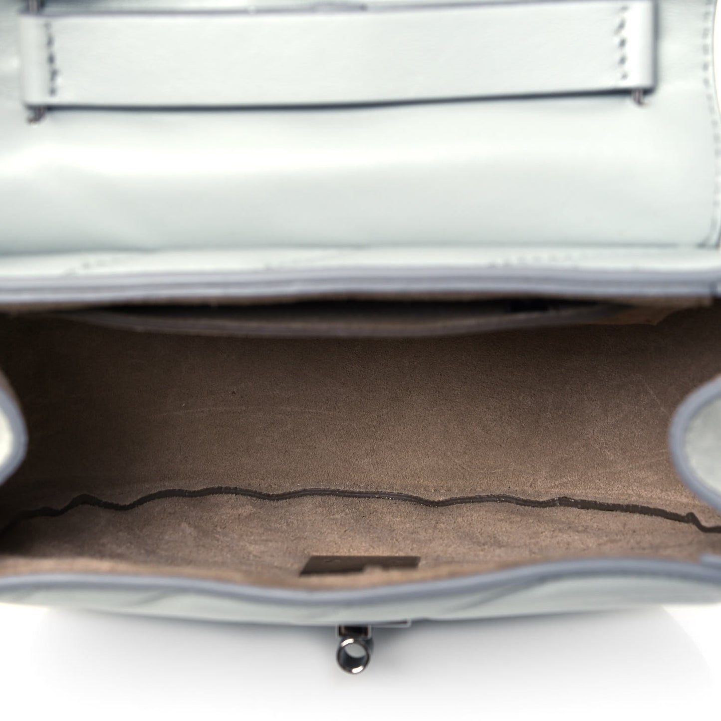 Calfskin Quilted Mini Drew Bijou Shoulder Bag Airy Grey